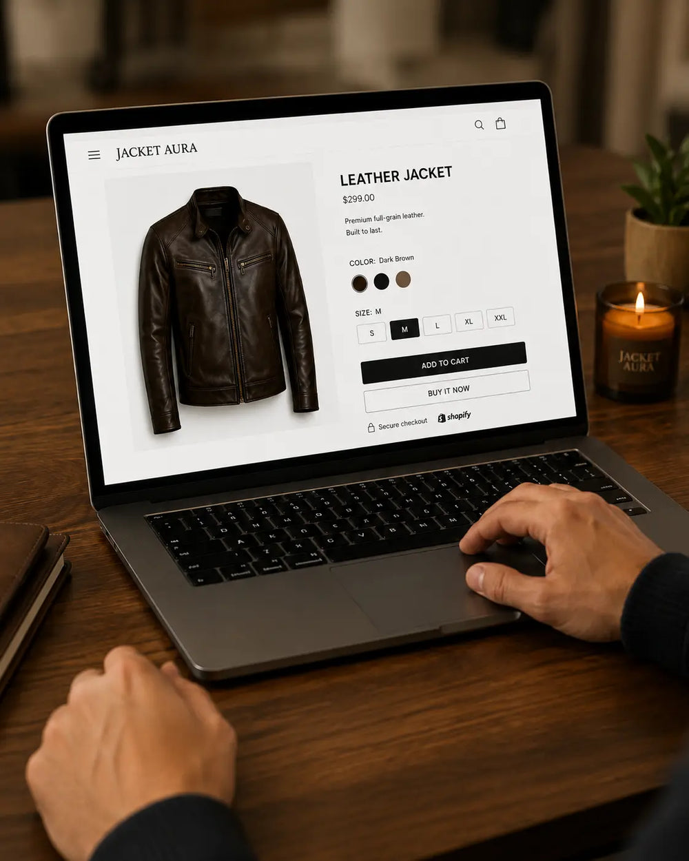 Place your order at Jacket Aura