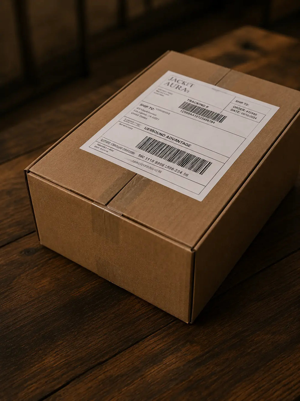 Jacket Aura order dispatched