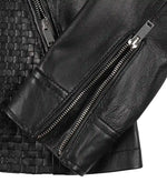 Maude Women’s Black Textured Leather Jacket | Jacket Aura in XS - Jacket Aura