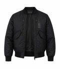 Men’s Black Tactical Nylon Bomber Jacket in XS - Jacket Aura