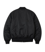 Men’s Black Tactical Nylon Bomber Jacket in XS - Jacket Aura
