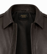 Men’s Dark Brown A - 2 Leather Flight Jacket in XS - Jacket Aura