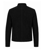 Men’s Minimal Suede Zip Jacket in XS - Jacket Aura