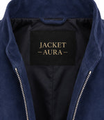 Men’s Minimal Suede Zip Jacket in XS - Jacket Aura