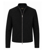Men’s Minimal Suede Zip Jacket in XS - Jacket Aura