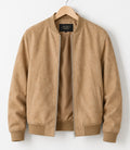 Shop Men's Aura Camel Faux Suede Jacket - Jacket Aura